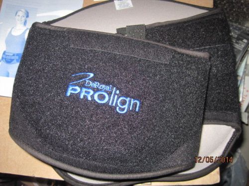 DEROYAL Prolign Back Brace Support Lumbar Strain Sprain Pain XL