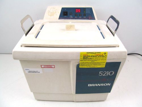 Branson Bransonic 5210R-DTH Digital Heated Ultrasonic Water Bath 5210 2.5 Gal.