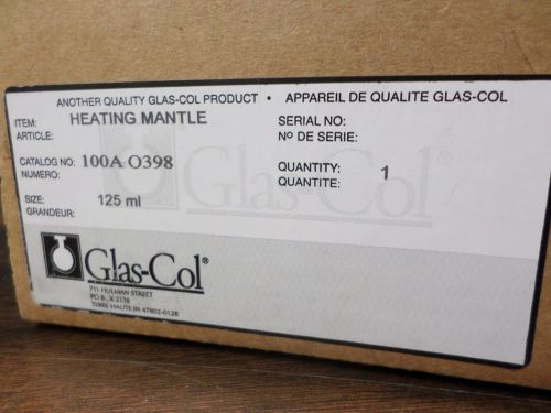 GLAS-COL 100A Series O Fabric Hemispherical Heating Mantle 125mL Flask 115V