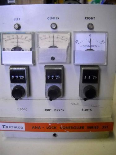 Thermco ana lock controller series 321 temperature controller 400-1400 c type s for sale
