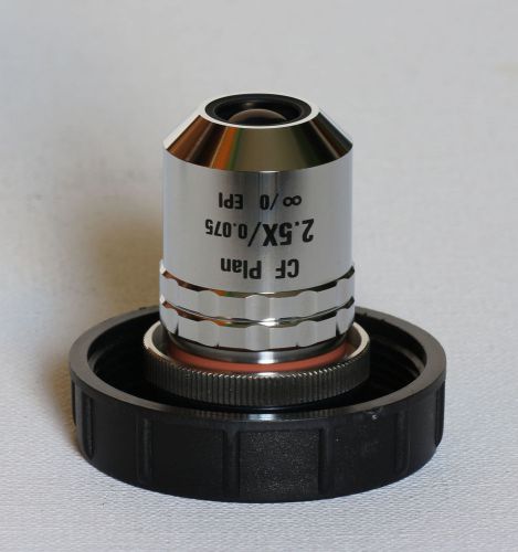 NIKON CF PLAN 2.5 x EPI MICROSCOPE OBJECTIVE