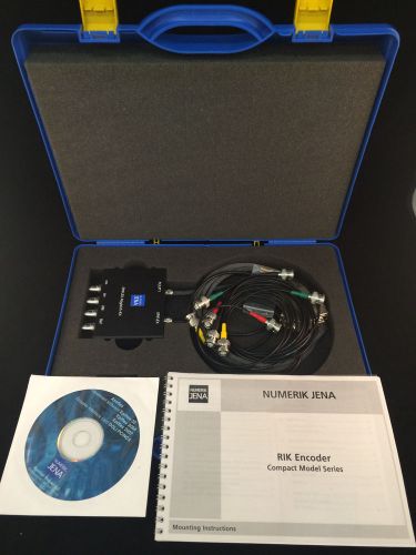 Numerik Jena Epiflex Abgleich Kit 344220-01 Rik Encoder w/ Software &amp; Case