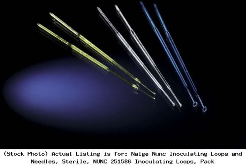 Nalge nunc inoculating loops and needles, sterile, nunc 251586 inoculating loops for sale