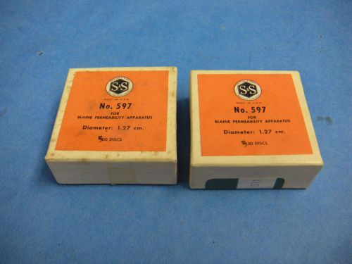 S&amp;S Schleicher &amp; Schuell No. 597 Filter Paper 1.27cm Approx. 800 Circles