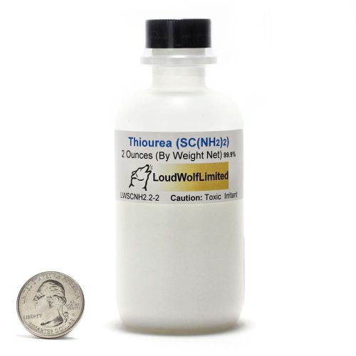 Thiourea / fine crystals / 2 ounces / 99.9% pure / ships fast from usa for sale