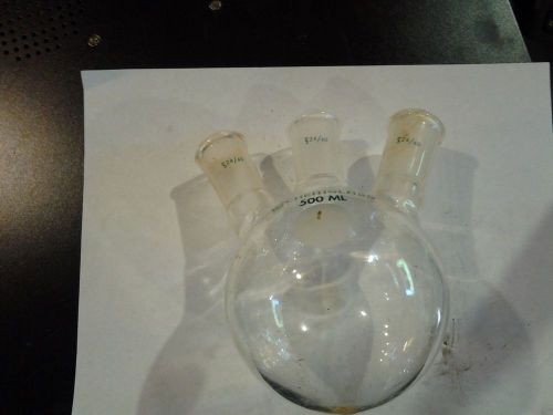 Chemglass 500 ml 3 neck flask for sale