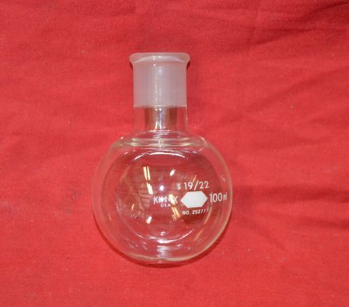 Kimax 100 mL Round Bottom Flask 19/22 *no Chips Or Cracks