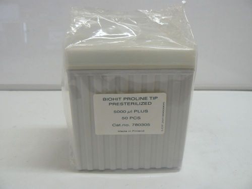 NEW 780305 BIOHIT PROLINE TIP PRESTERILIZED 5000UL PLUS