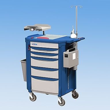 Metro Lifeline Crash Cart - 5 drawer