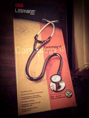 3M Littmann Cardiology III 3 Stethoscope Black