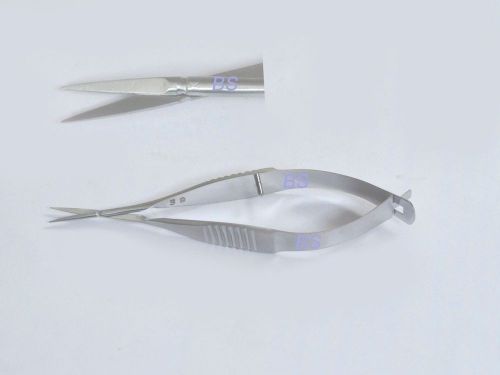SS VANNAS Scissor Micro Blades Straight 11 mm Long Sharp Tip Eye Ophthalmic ENT