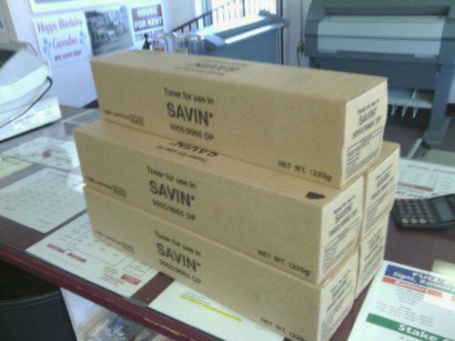 LOT OF 5 Ricoh-Aficio 550 / 650 Savin 9955DP 9965DP  Black Toner Cartridge OEM