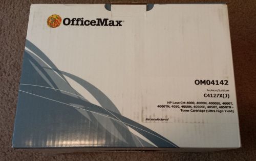 NIB Office Max Ultra High Yield Toner Cartridge for HP C4127X(J) 27X