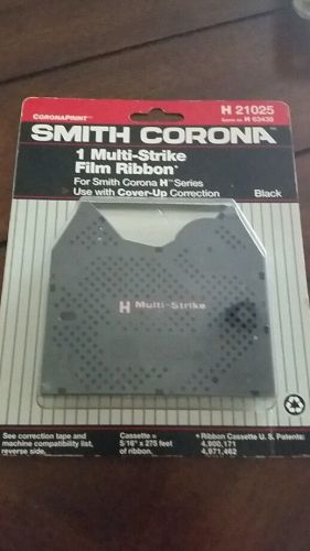 Smith Corona H 21025 Black Multi-Strike Film Ribbon