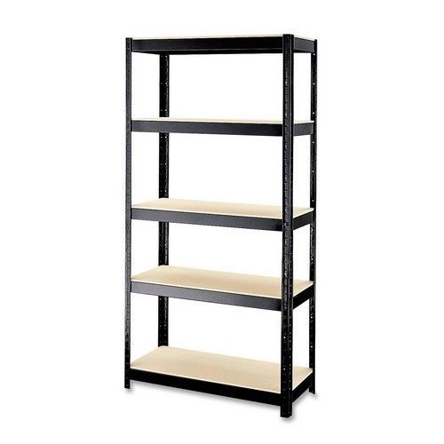 Hirsh Industries 17188 5-Shelf Unit 36inx16inx72in Black