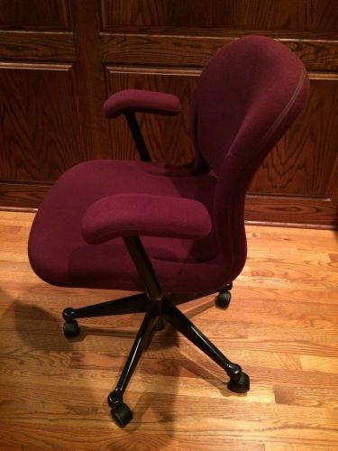 HERMAN MILLER EQUA TASK CHAIR BURGUNDY FABRIC (PRICE PER CHAIR)