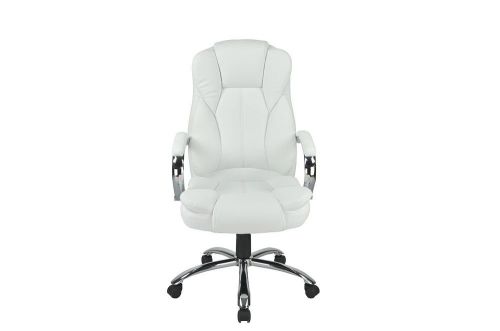 High Back PU Leather Executive Office Desk Task Computer Chair w/Metal Base O18W