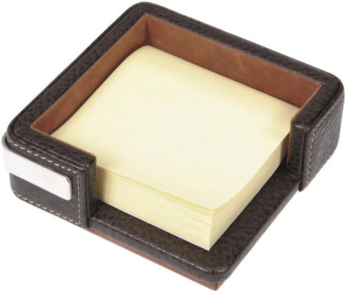 London Designs 48039 Brown Real Leather PostIt! Holder HALF PRICE OFFER