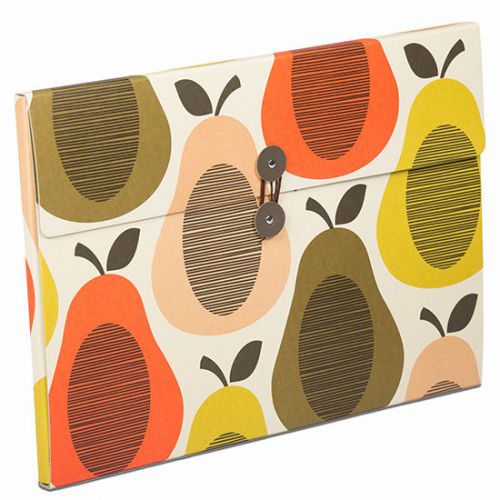 Orla kiely organizzatore per documenti formato a4 con disegno a forma di pera for sale