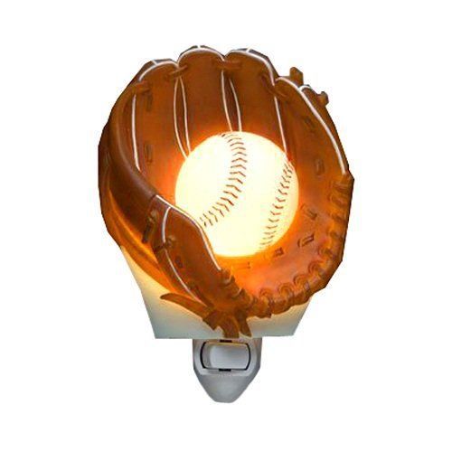 Tmarketshop Ibis &amp; Orchid Design Office Sport Baseball Night Light Room Desk Kid