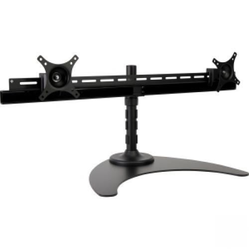 Peerless Dual Display Desktop Mount - Up to 19.80 lb - Up to 30  Flat Panel Disp