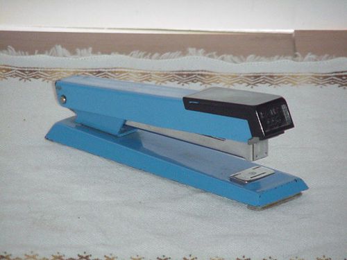 Vintage blue bates 550 desk stapler for sale