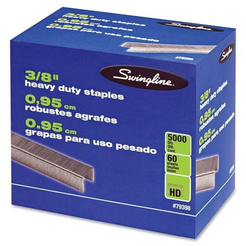 2 swingline 79398 staples for heavy-duty staples 3/8&#034;l 5000 box 60 page capacity for sale