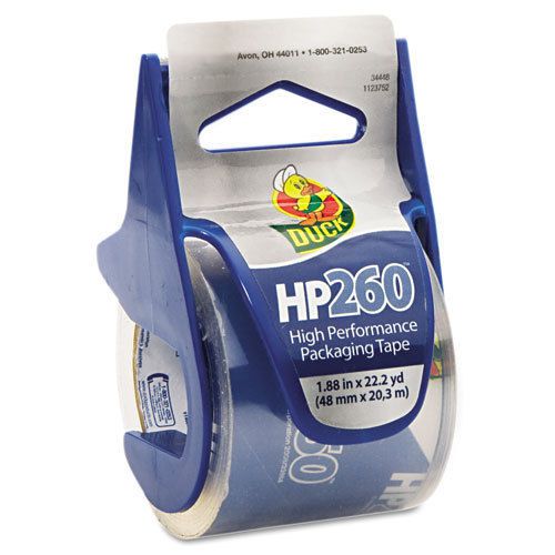 Duck hp260 packaging tape w/dispenser, 1.88 x 22.2 yds, clear, ea - duc0007427 for sale