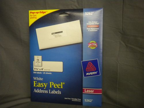 Avery Dennison 5262 Dennison Mailing Label Printing Media 350 Labels / 25 Sheets