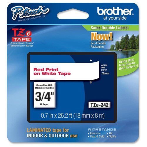 Brother TZ Lettering Label Tape TZE242