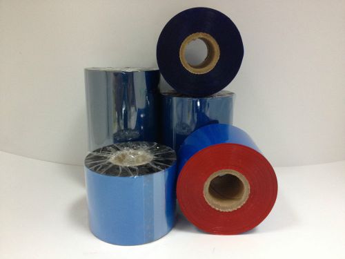 24 ROLLS OF 110MM X 360M 4.33&#034;X1181&#039; THERMAL TRANSFER RIBBONS DATAMAX PRINTER