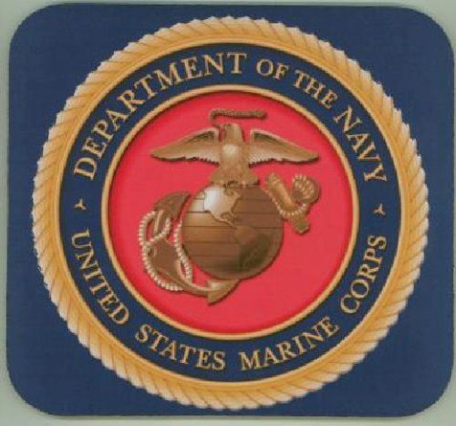 MARINES LOGO Heavy Rubber Backed Mousepad #1031 Mouse Pad