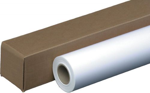 24&#034; x 100&#039; Roll 36lb Coated Ink Jet Bond Plotter Paper Inkjet 36 lb, For HP/More