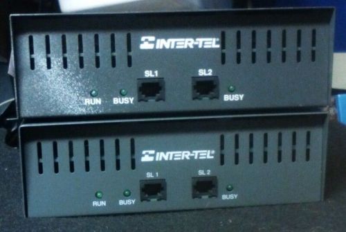 Lot of 2 INTER-TEL SINGLE LINE ADAPTER (SLA) 550.2500 (NO POWER ADAPTERS)