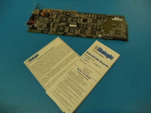 DIALOGIC D/240SC-T1, 85-0590-004, 24 CHANNEL-SINGLE SPAN T1 CARD