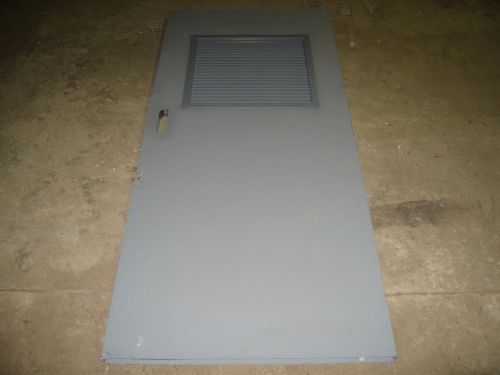 Steel Door with Louvers