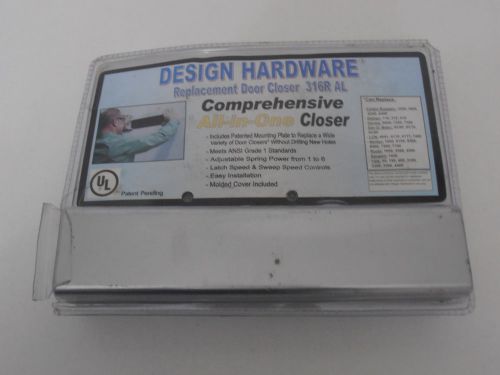 Design hardware replacement comprehensive all-in-one door closer 316r al for sale