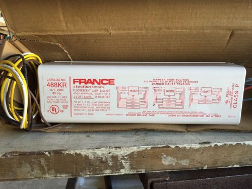 Sign Ballast FRANCE 468KR High Output 277 VOLT SIGN BALLAST 2/3/4 lamp 16 to 24&#039;