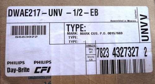 New Philips Day-Brite DWAE217-UNV-1/2-EB  (UPC 782343732272) FREE SHIPPING