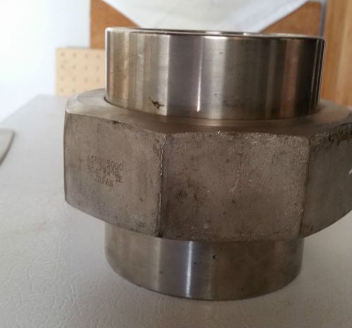 Huge 3&#034; socket weld union stainless steel for sale