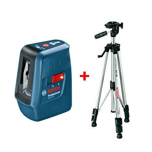 Bosch GLL 3 X 3-Line Professional Line Laser GLL 3X + BS150 Tripod