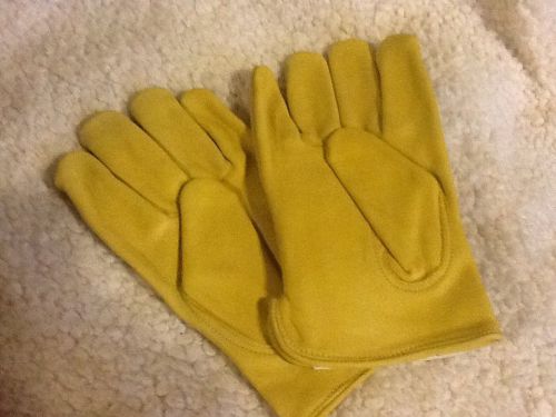 1 PAIR XLARGE SPLIT COWHIDE ROPERS DRIVERS STYLE SOFT LEATHER GLOVES