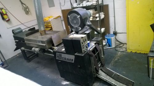 Hurricane thermograph raised printing machine