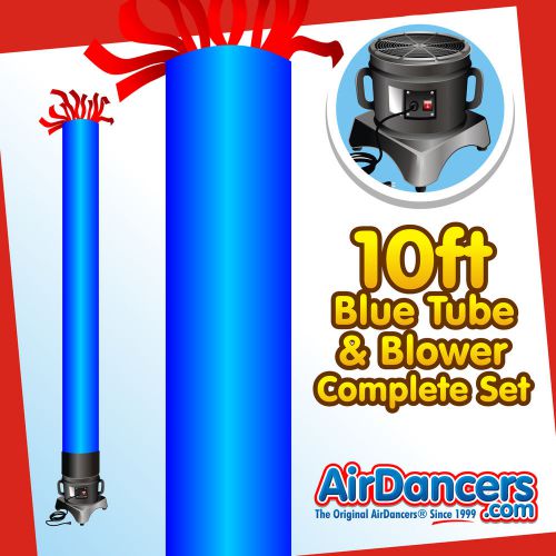 Blue Tube AirDancer® &amp; Blower Set 10ft Dancing Inflatable Air Dancer Set