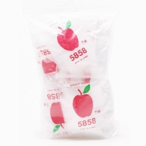 1000 MINI ZIP LOCK PLASTIC BAGS RESEALABLE  58 x  58