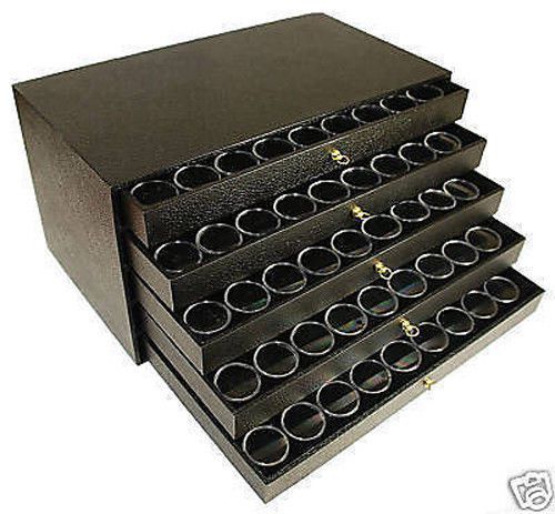 Organizer 180 gem jar storage case gemstones black box for sale