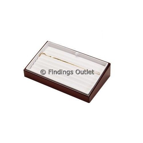 Bracelet Slanted 8 Slot Display Tray Rosewood