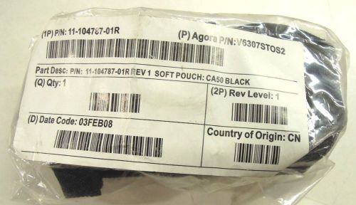 Lot of 25 Brand New Motorola CA50 Soft Holster Black P/N 11-104787-01R