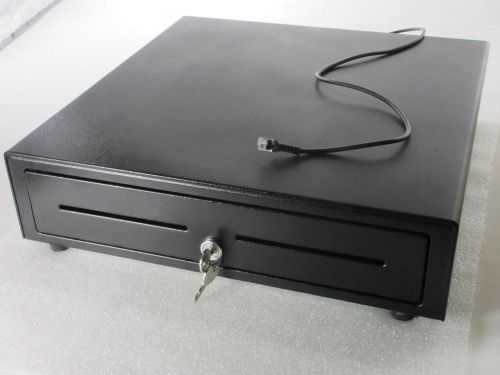 Cash Drawer CDR-6E410 PartnerTech 16.1&#034; x 16.3&#034;x 3.9&#034; w/till,keys,interface RJ11