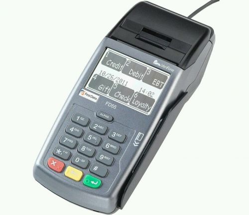 First Data fd55 digital credit terminal